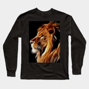 Glowing Lion Long Sleeve T-Shirt